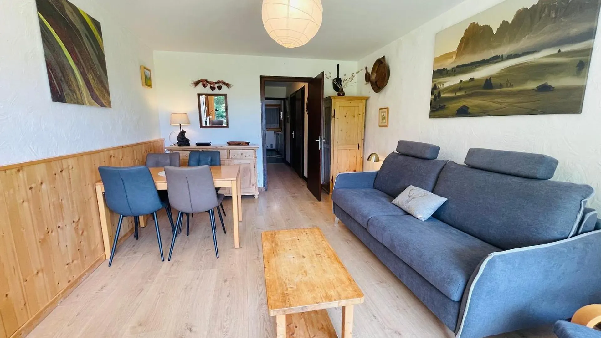 Lägenhet Appartement Skis Aux Pieds Avec Jardin - 5 Pers - Notre-Dame-De-Bellecombe - Fr-1-505-9 Frankrike
